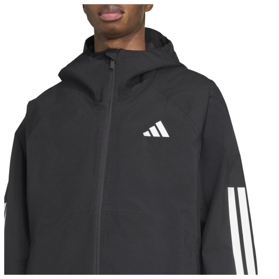 Adidas Ανδρικό μπουφάν Essentials 3-Stripes Climaproof Hoodie Jacket